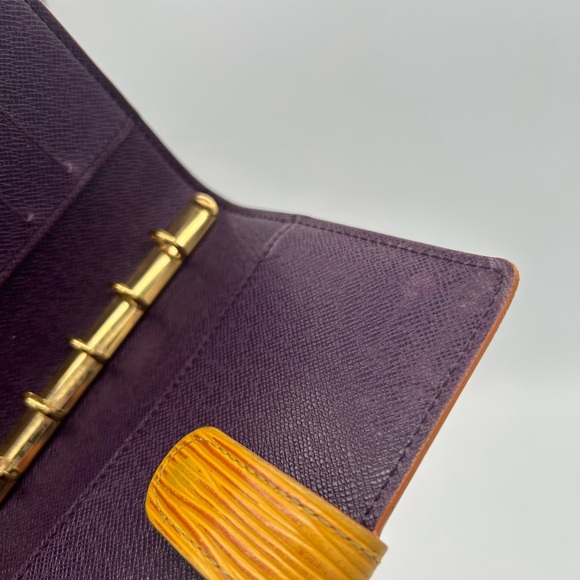 Louis Vuitton Yellow Epi Leather Agena - Picture 8 of 10